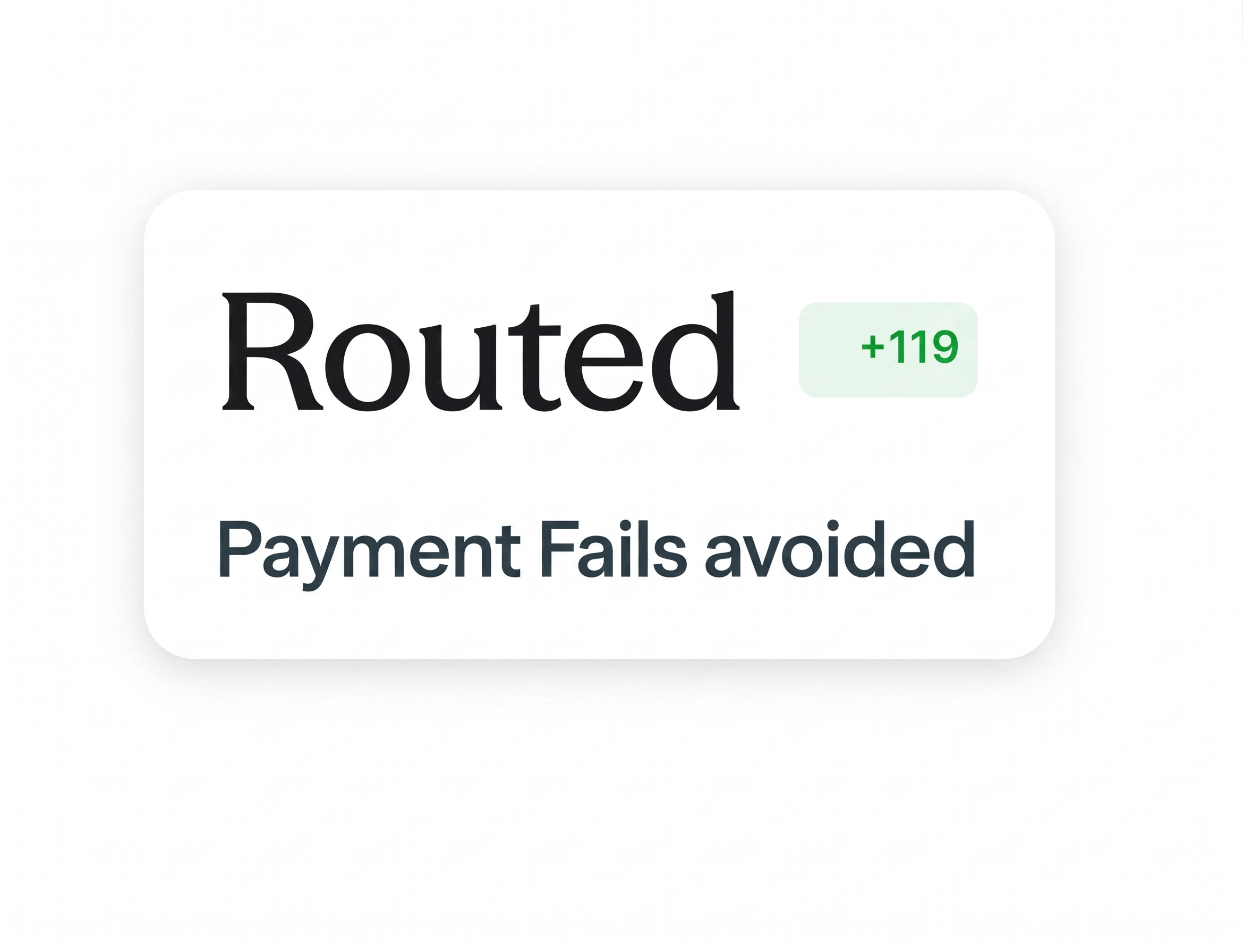 Optimised Transaction Routing